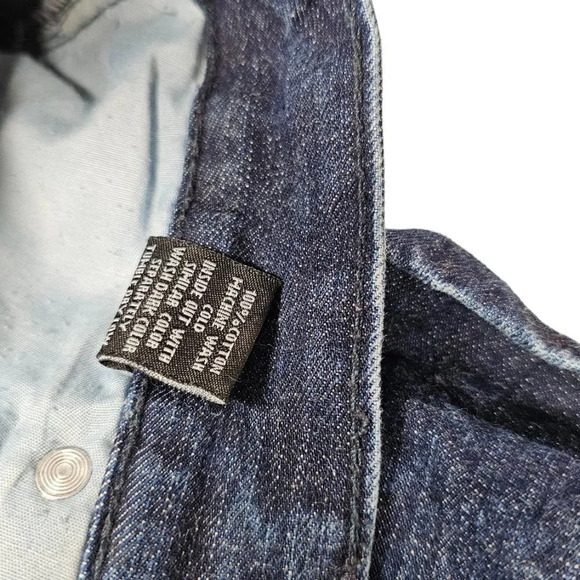 Southpole Men's Bleach Wash Look Jeans Size 38 Distressed Y2K - Picture 7 of 10